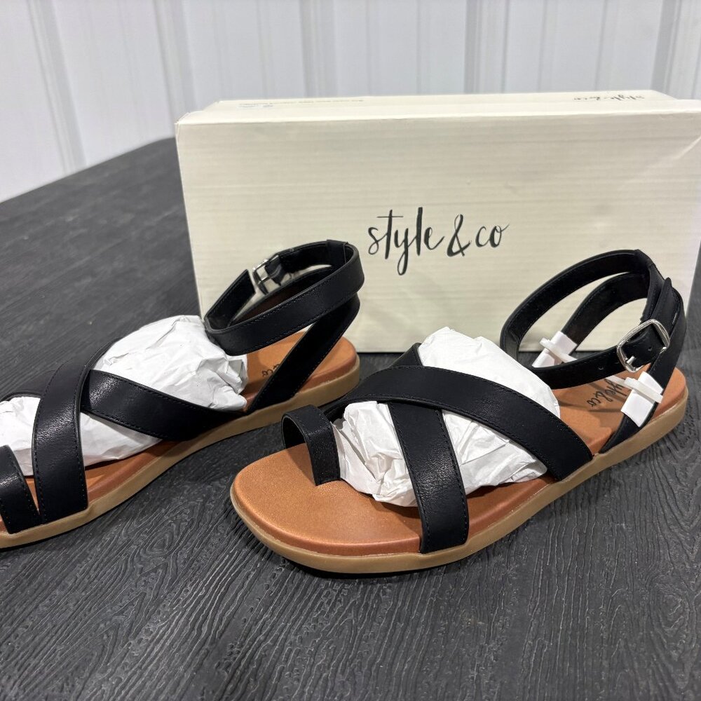 ✨ Style & Company Lianna Toe‑Loop Sandals – Size 7 (Brand New!) ✨